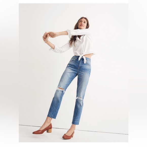 Madewell High rise slim boy jean - Picture 1 of 7